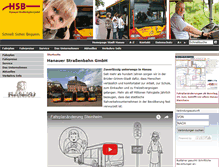 Tablet Screenshot of hsb.de